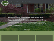 Tablet Screenshot of paramountoutdoor.com